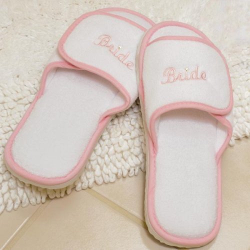 Bride slippers for spa's Bride slippers for spa's